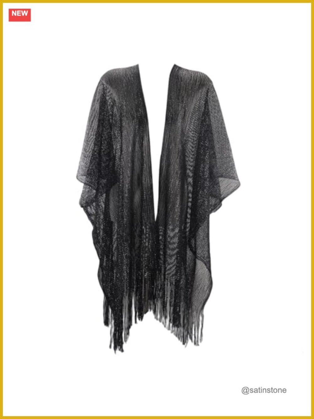 Metallic Evening Shawl Wrap Women Formal Party Cardigan One Size